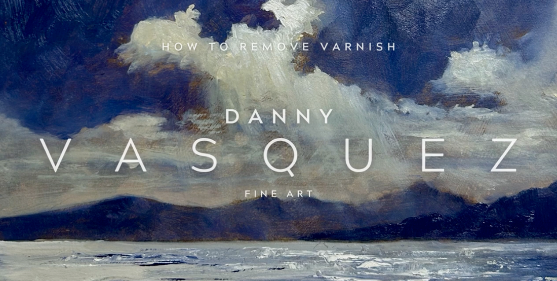 How to Remove Gamvar Varnish from an Oil Painting